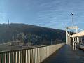 Walking across the Elizabeth Bridge